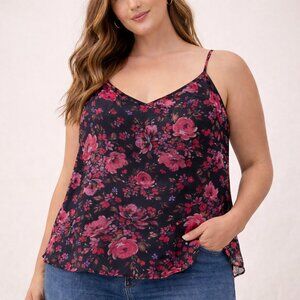 Nine Britton Women's Cami Spaghetti Stap Crisscross Back NWT Sz XXL Plus Size